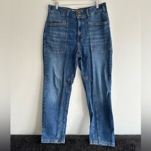 Anthropologie Pilcro Blue Straight-Leg Jeans 30